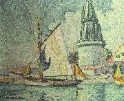 Paul Signac La Rochelle, the Quartermaster's Tower France oil painting artist